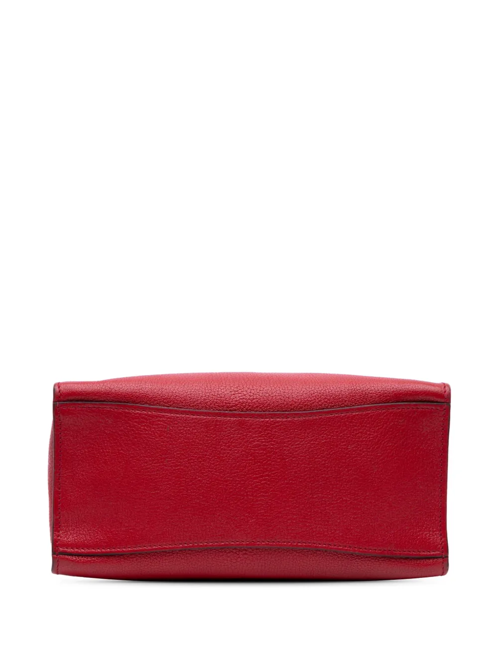 Pre-owned Miu Miu 2010-2024 Bicolor Goatskin Madras Click Top Handle Bag Satchel