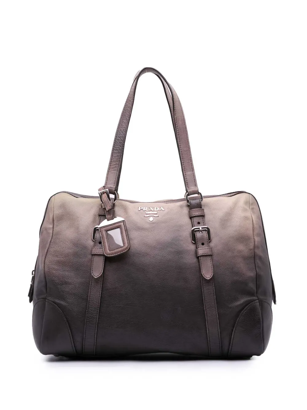 Pre-owned Prada 2010-2024 Glace Calf Sfumato Shoulder Bag