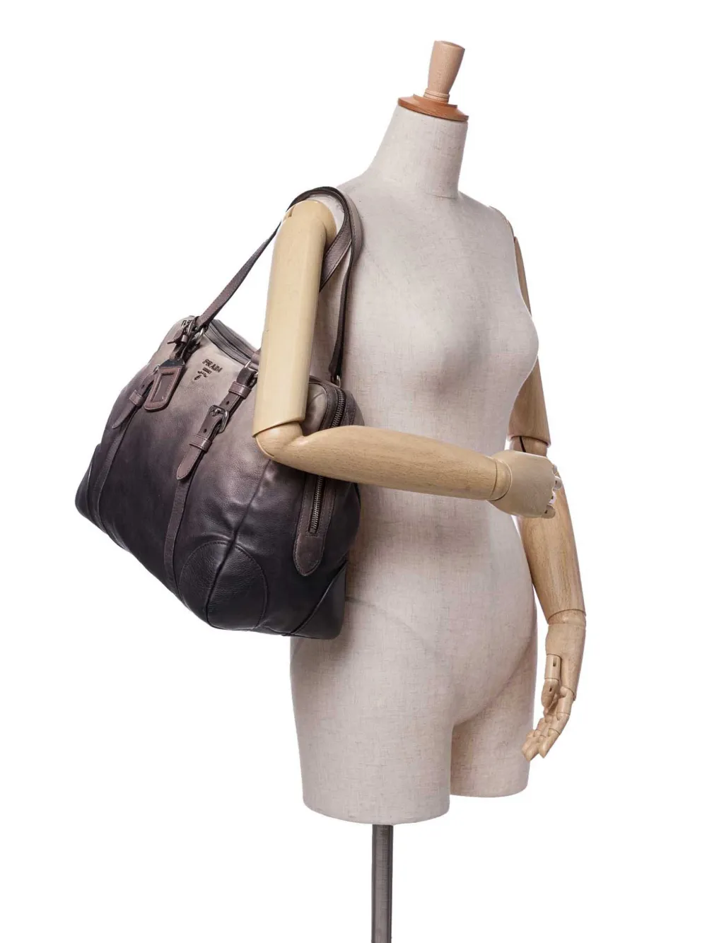 Prada Pre-Owned 2010-2024 Glace Calf Sfumato shoulder bag | Pre-Owned | Image 2