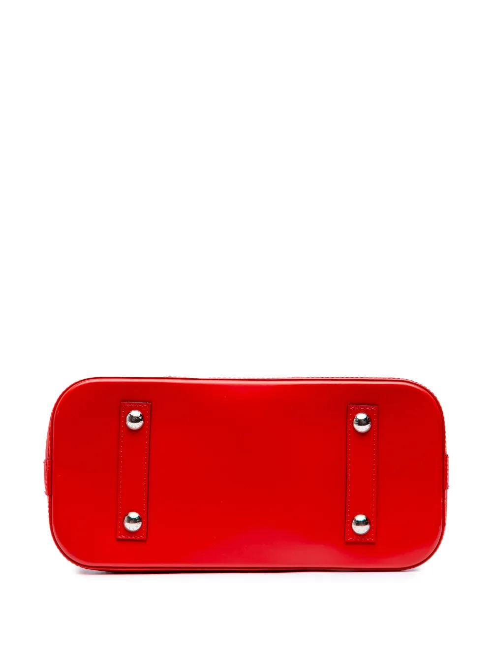 Pre-owned Louis Vuitton 2015 Epi Alma Pm Handbag In Red