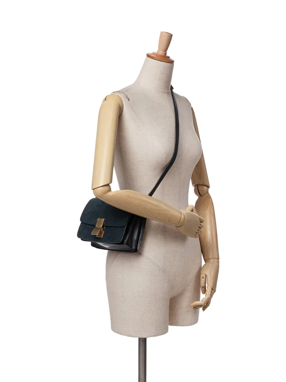 Céline Pre-Owned petit sac à bandoulière en daim Classic Box (2018) | Pre-owned | Image 2