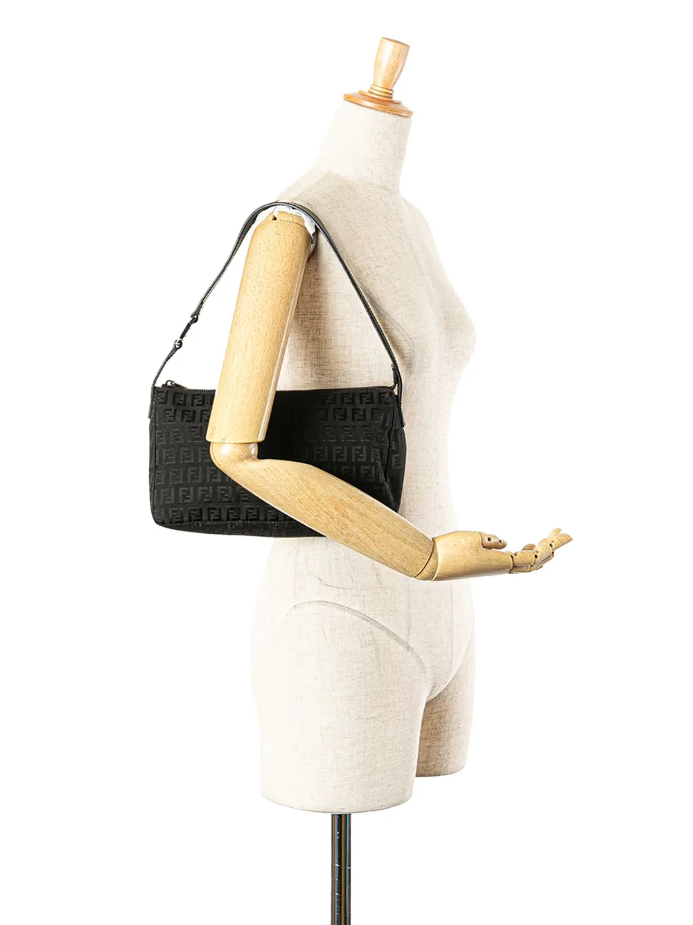 Fendi Pre-Owned 2000-2010 Zucchino Canvas Pochette shoulder bag | Pre-Owned | Image 2