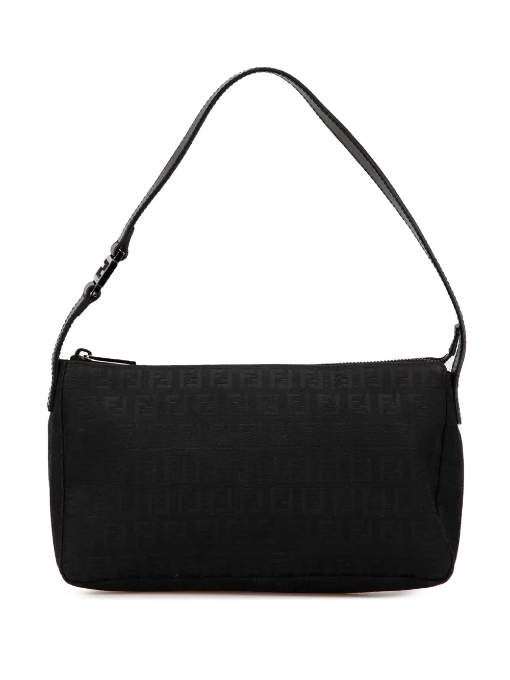 Fendi Pre-Owned 2000-2010 Zucchino Canvas Pochette shoulder bag | Black | Image 1
