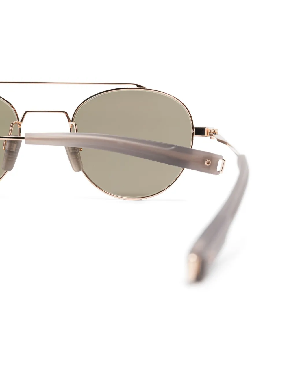 Dita Eyewear Zonnebril met rond montuur Goud