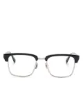 Matsuda square-frame glasses - Black