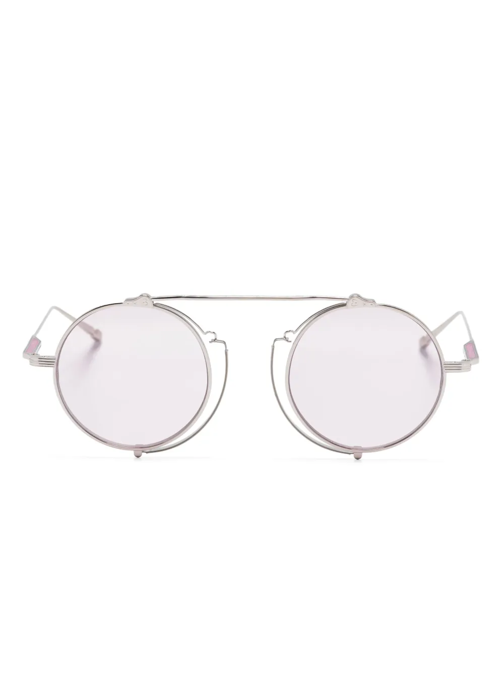 Matsuda round-frame sunglasses | Silver | Image 1