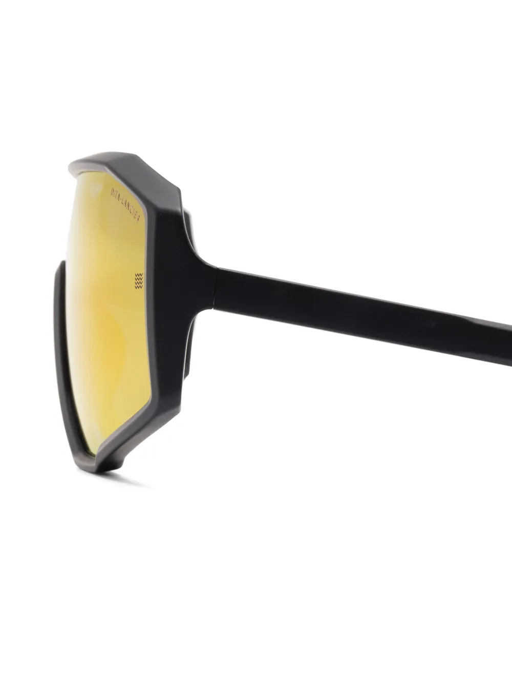 Dita Eyewear Zonnebril met schild montuur Zwart