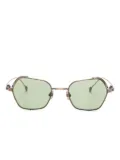 Matsuda geometric-frame sunglasses - Brown