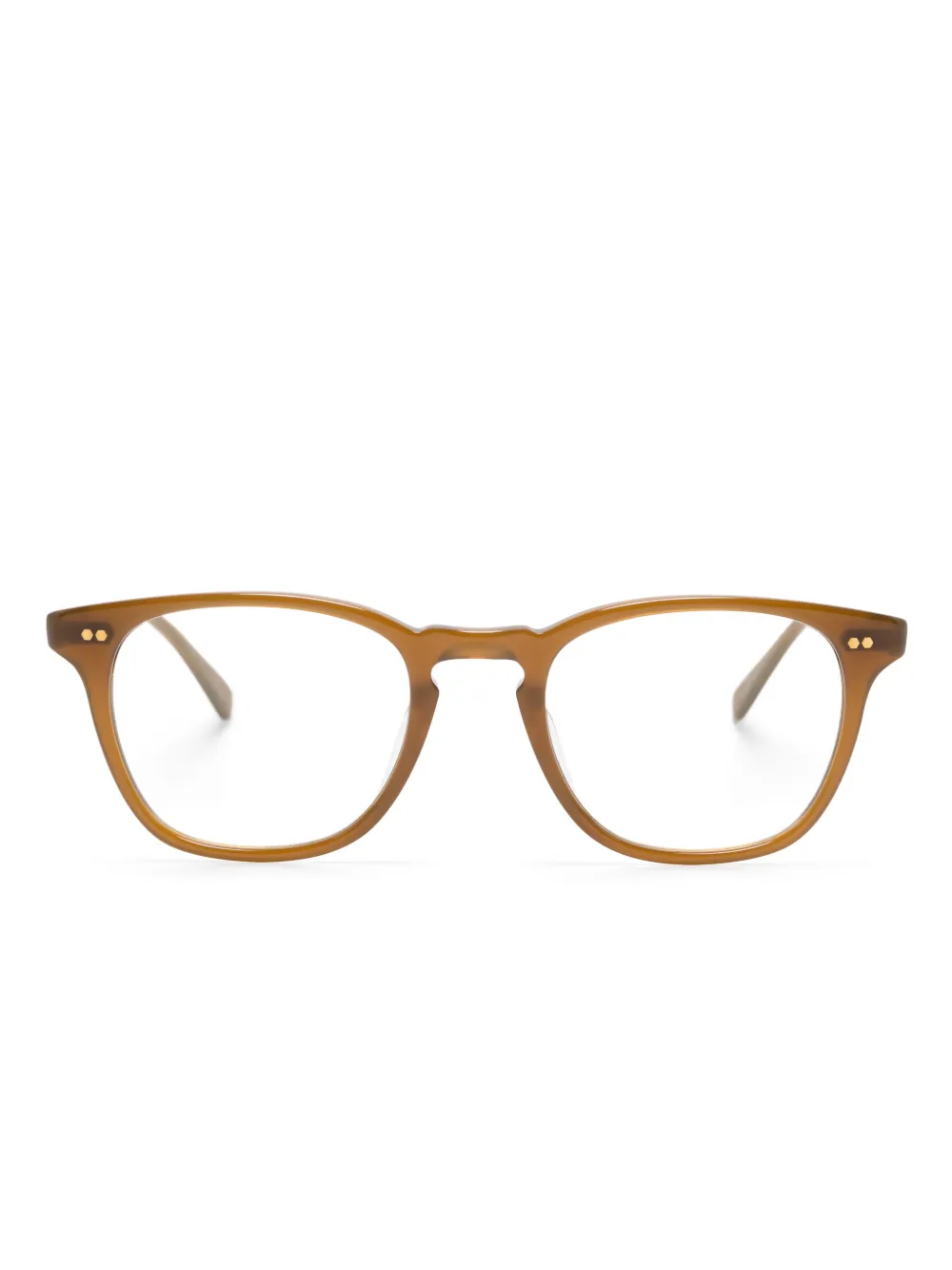 MR. LEIGHT geometric-frame glasses | Brown | Image 1