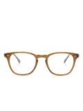 MR. LEIGHT geometric-frame glasses - Brown