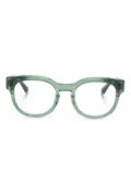 Matsuda square-frame glasses - Green