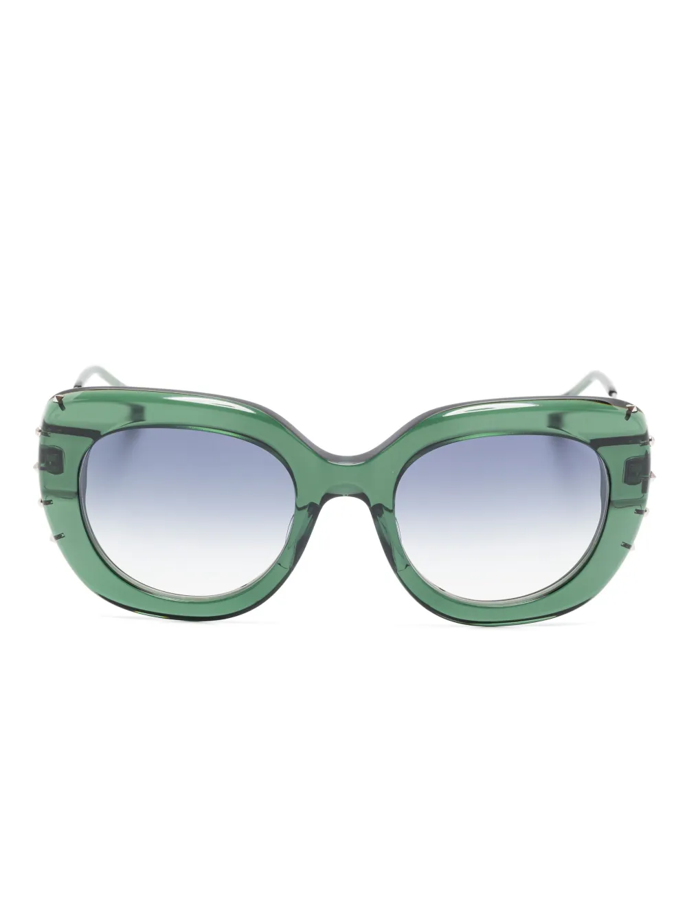 Matsuda geometric-frame sunglasses | Green | Image 1