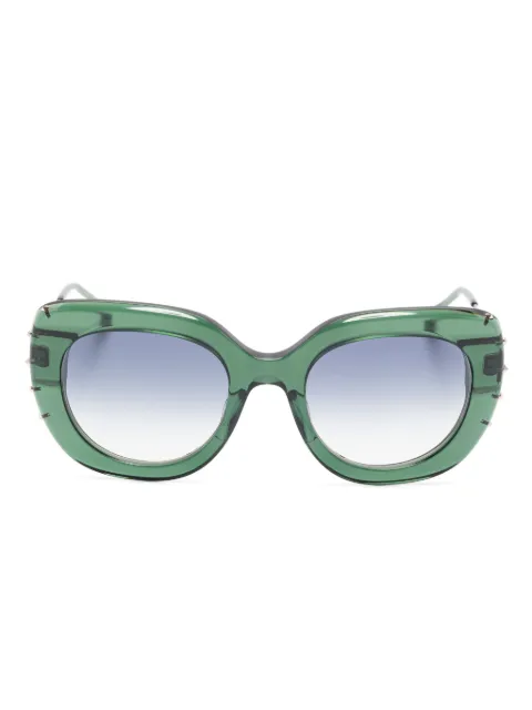 Matsuda geometric-frame sunglasses