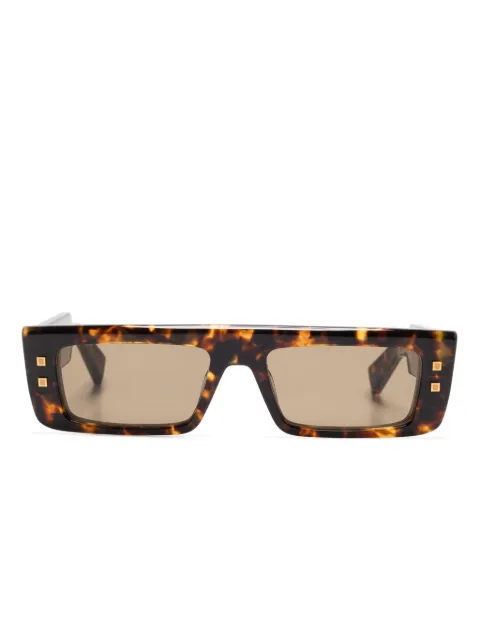 Balmain Eyewear lentes de sol con logo grabado