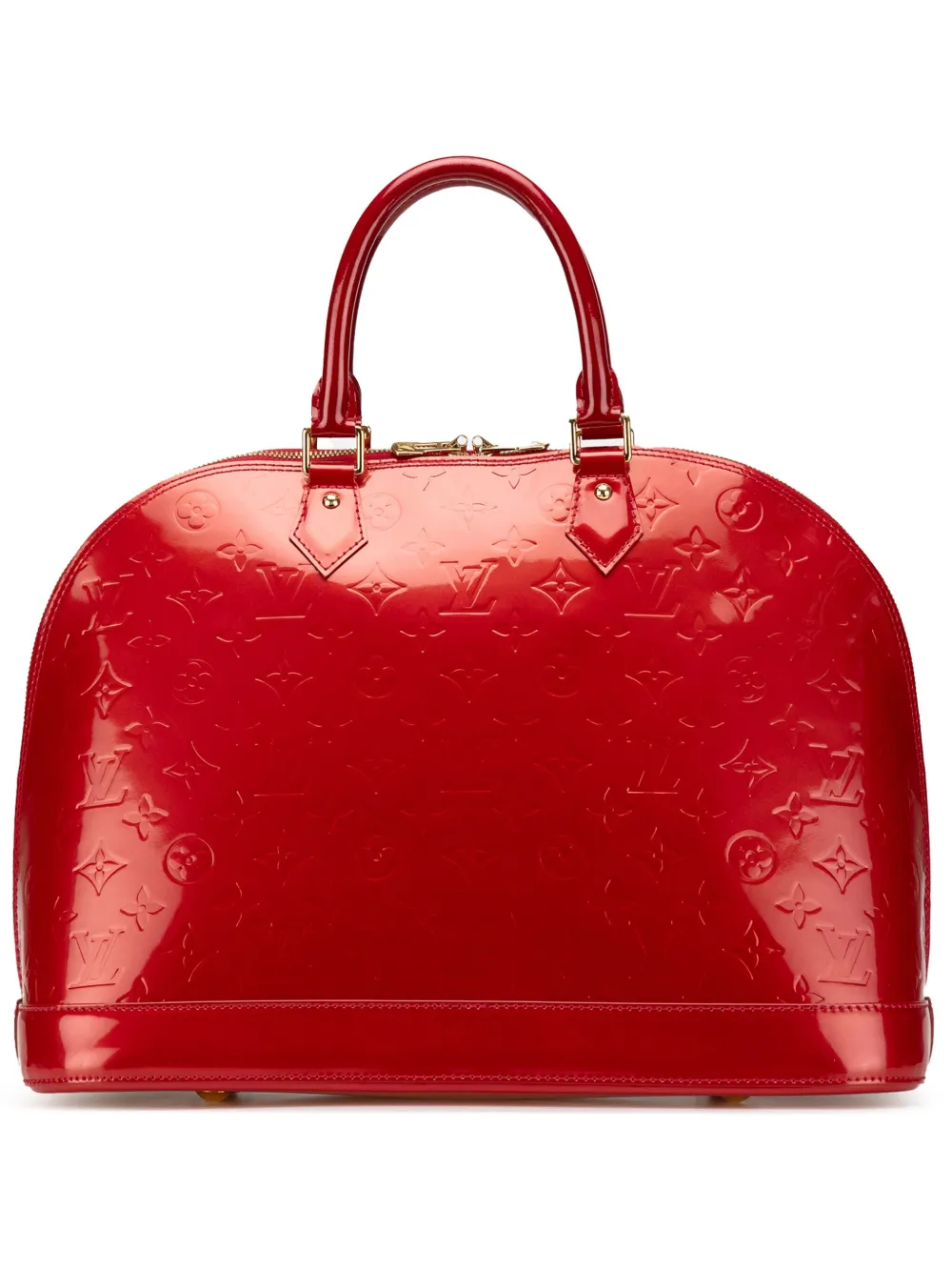 Louis Vuitton Pre-Owned 2000-2024 モノグラム ヴェルニ アルマ GM ハンドバッグ - レッド Louis Vuitton Pre-Owned 2000-2024 モノグラム ヴェルニ アルマ GM ハンドバッグ - レッド