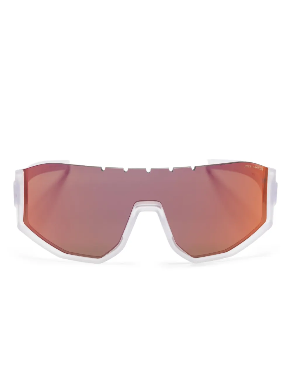 Dita Eyewear Zonnebril met schild montuur Wit