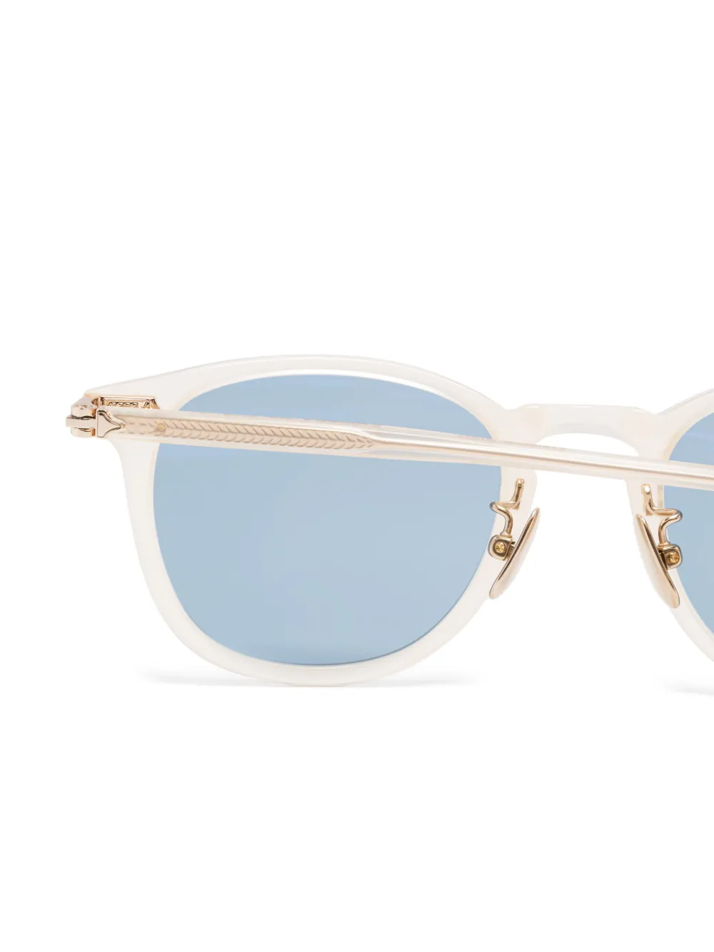 Garrett Leight Kinney zonnebril Beige