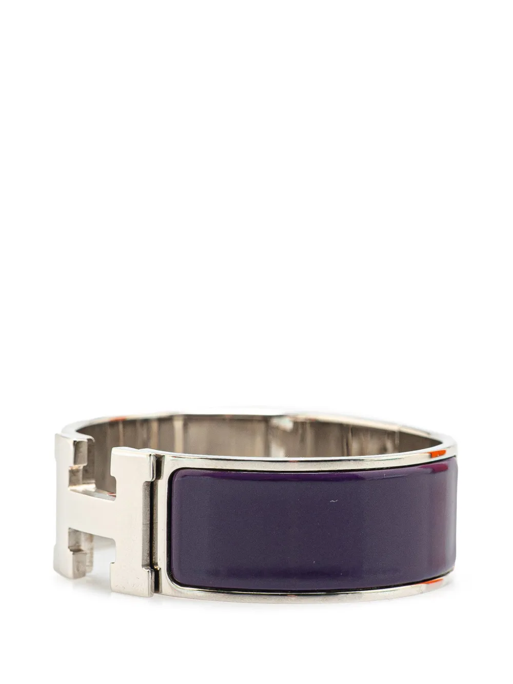 Hermès Pre-Owned pulsera del siglo XX Wide Enamel Clic Clac H Bracelet PM | Image 2
