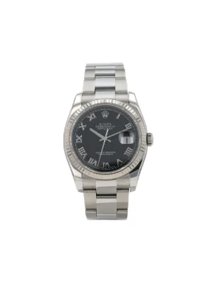 Rolex 1997 Oyster Perpetual Datejust 36mm | White | FARFETCH AO