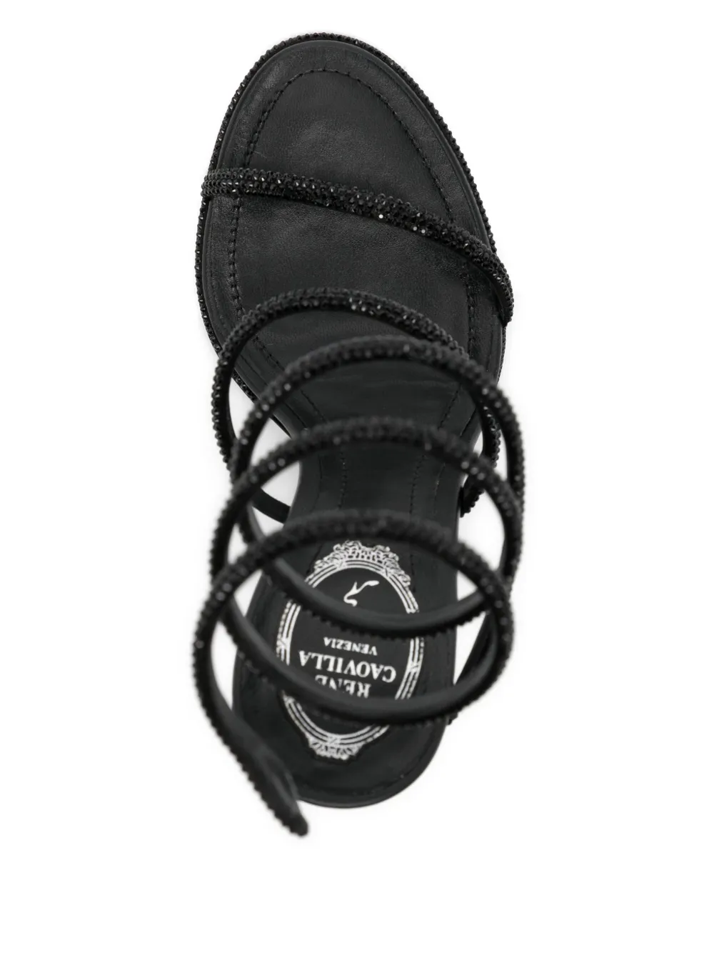 René Caovilla 110mm Cleo sandals Black