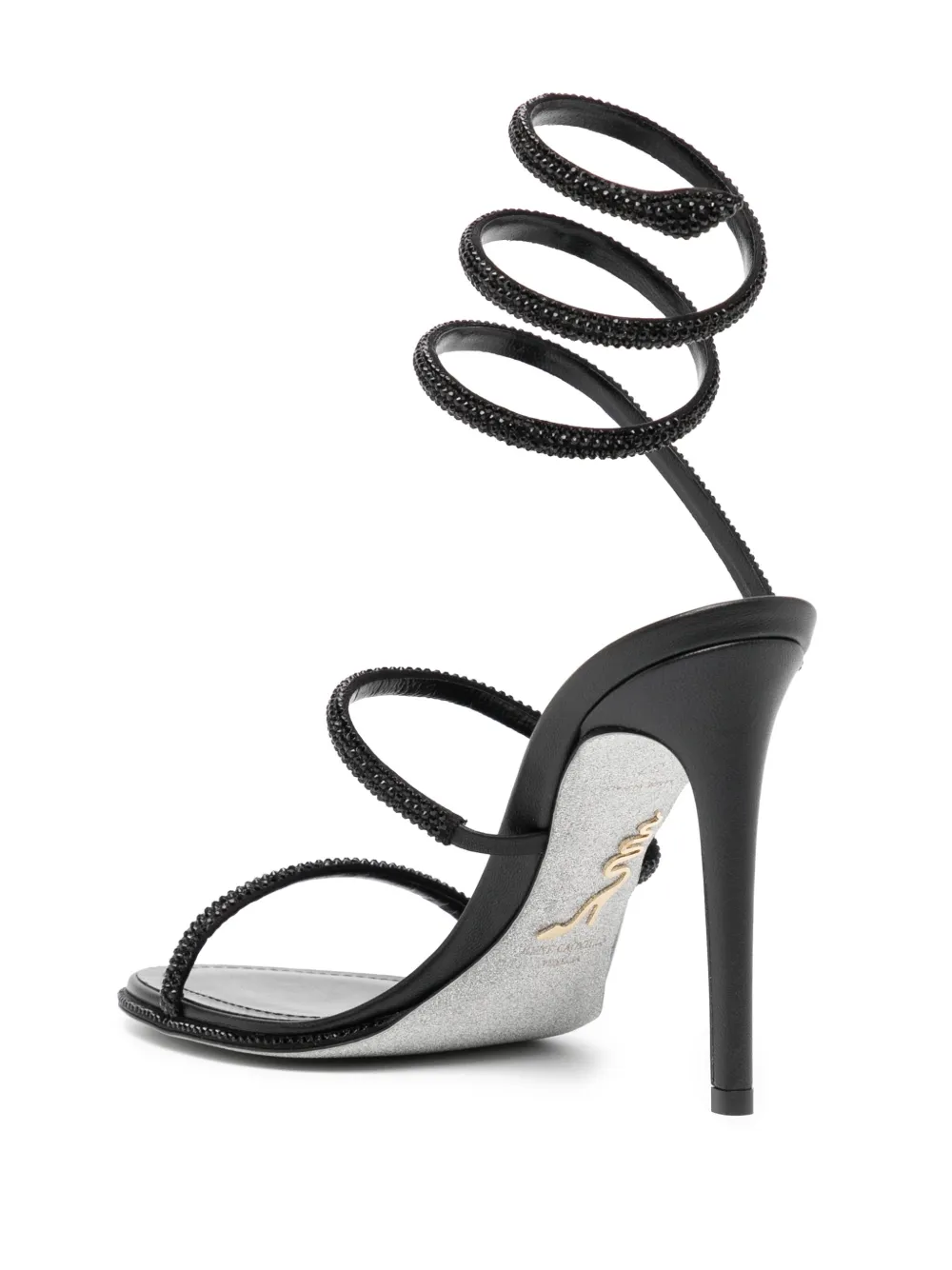 René Caovilla 110mm Cleo sandals Black