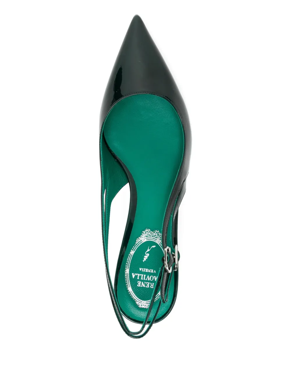 René Caovilla Olivia pumps Green