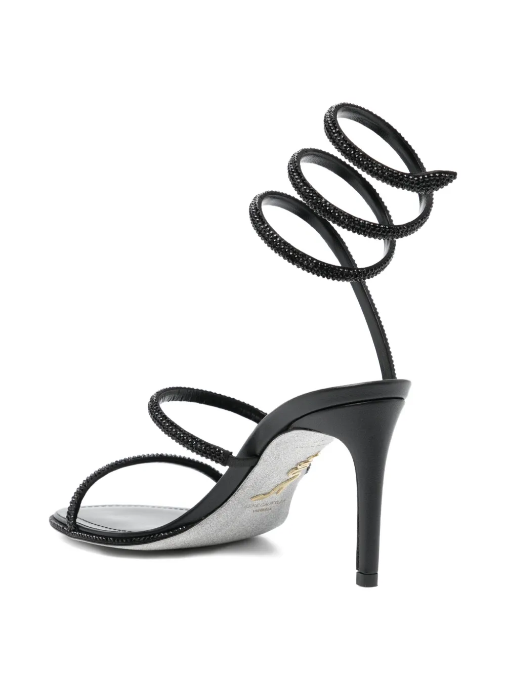René Caovilla 80mm Cleo sandals Black
