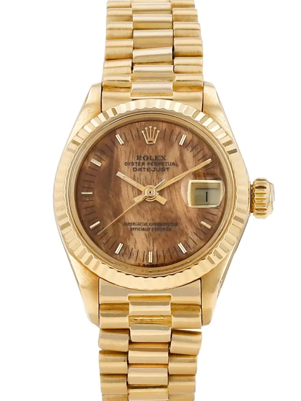 Rolex 1975 デイトジャスト 26mm | ブラウン | FARFETCH JP