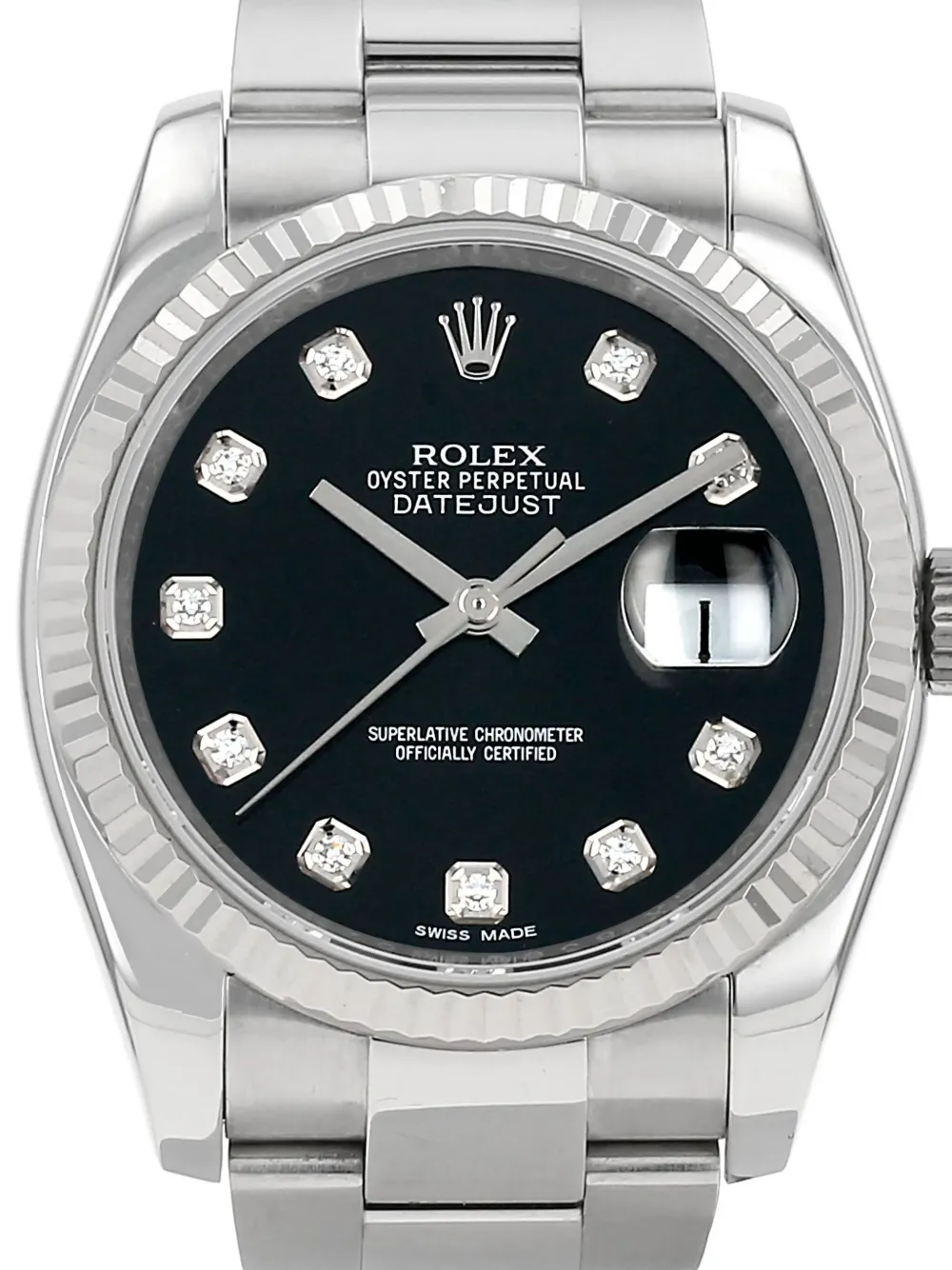 Rolex datejust 36mm diamond hour markers | Pre-Owned Dress Watches | Image 2