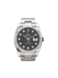 Rolex datejust 36mm diamond hour markers - Black