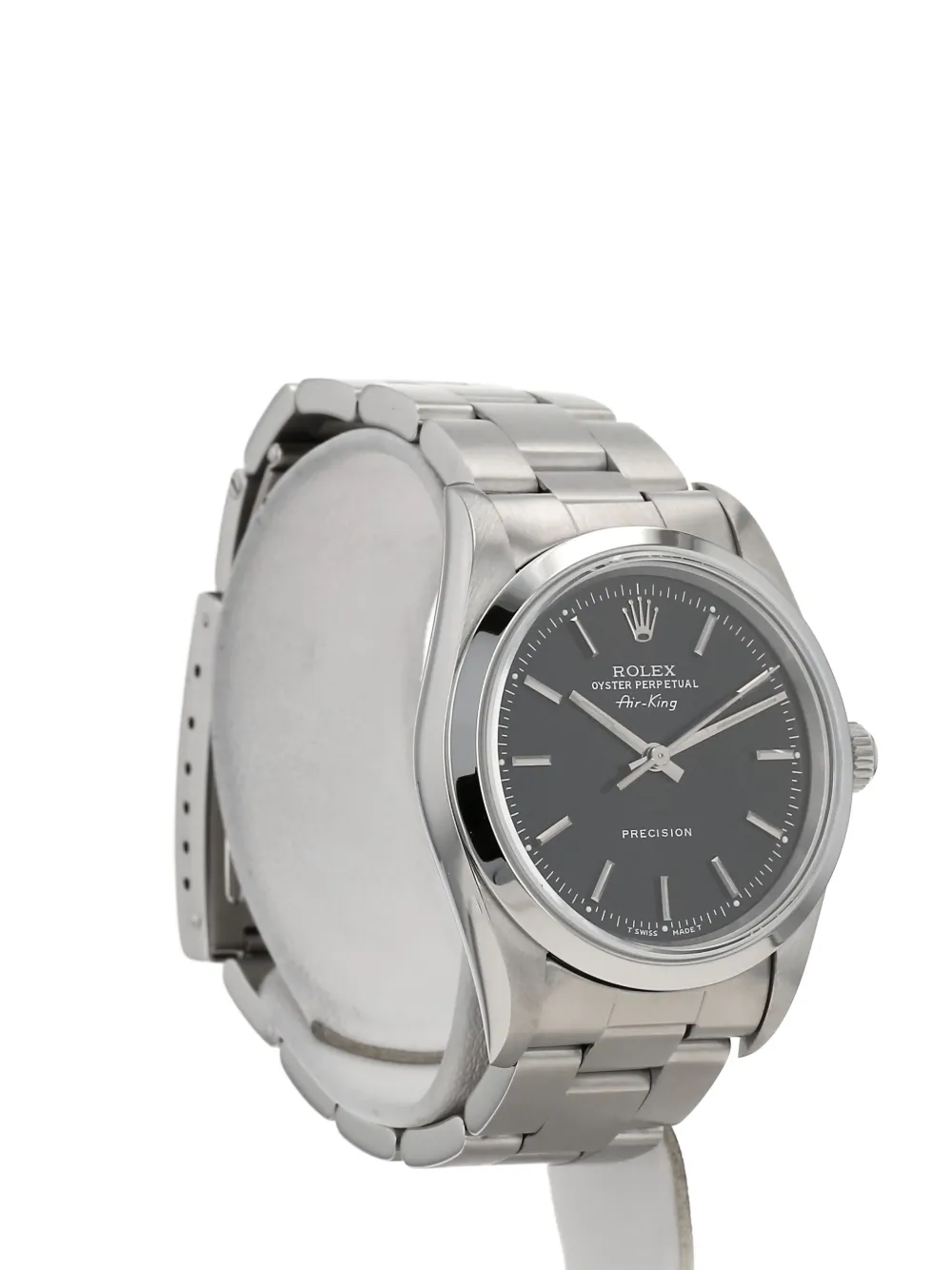 Pre-owned Rolex 1996 Air King 34mm In Black