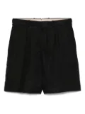 Agnona linen shorts - Black