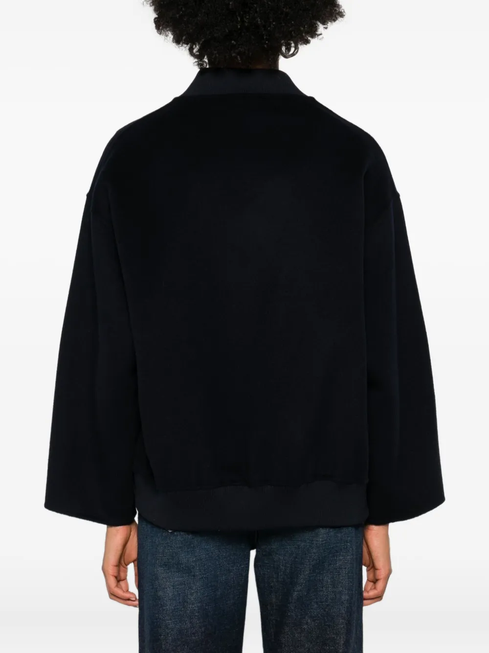 Arma Zip-front Jacket In Blue