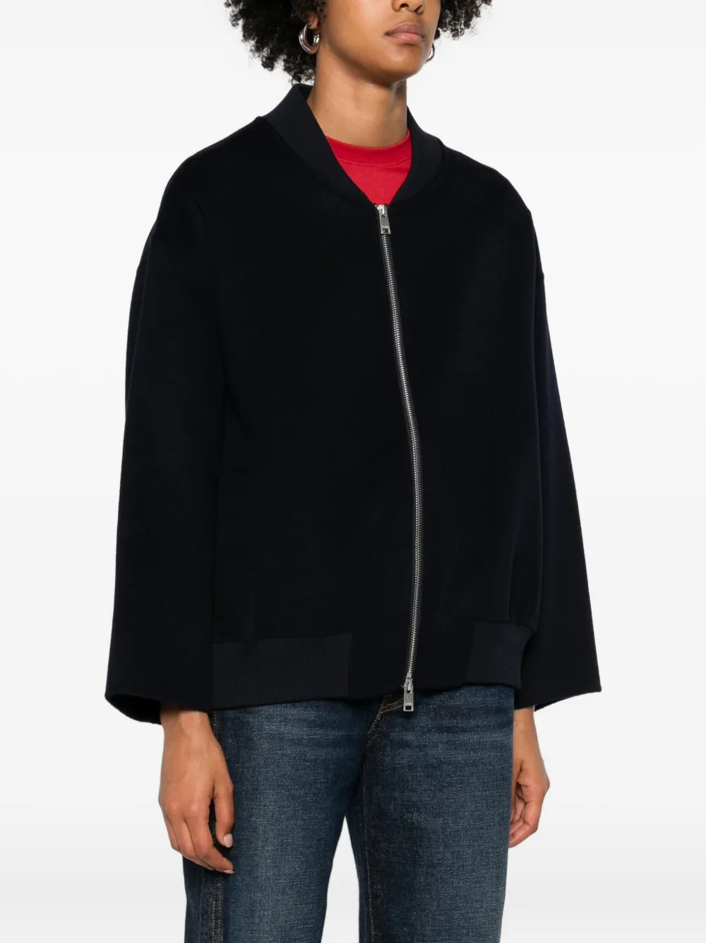 Arma Zip-front Jacket In Blue