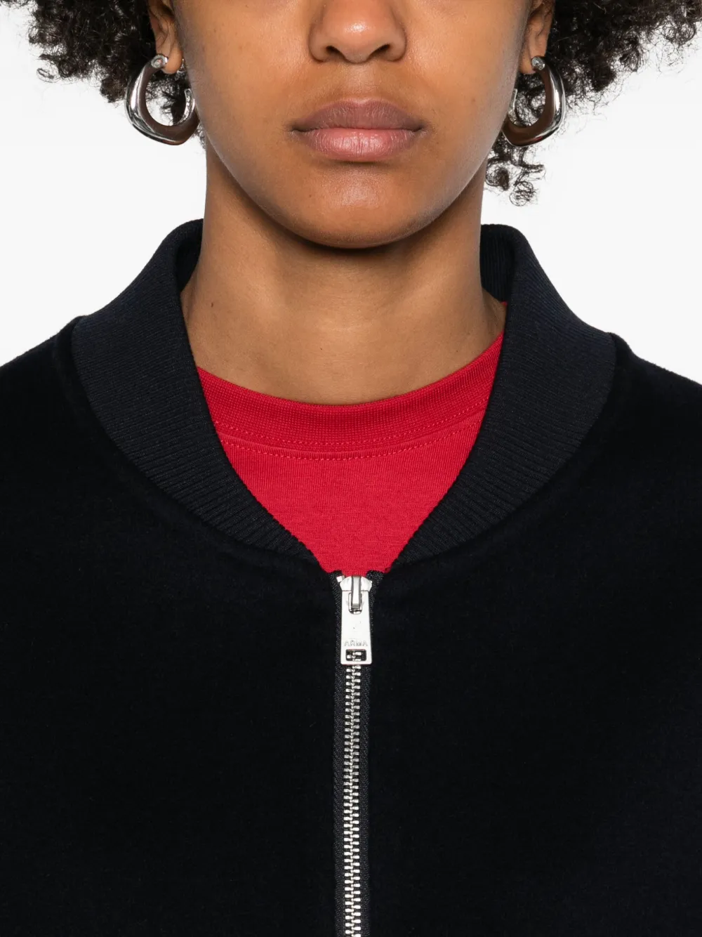 Arma Zip-front Jacket In Blue