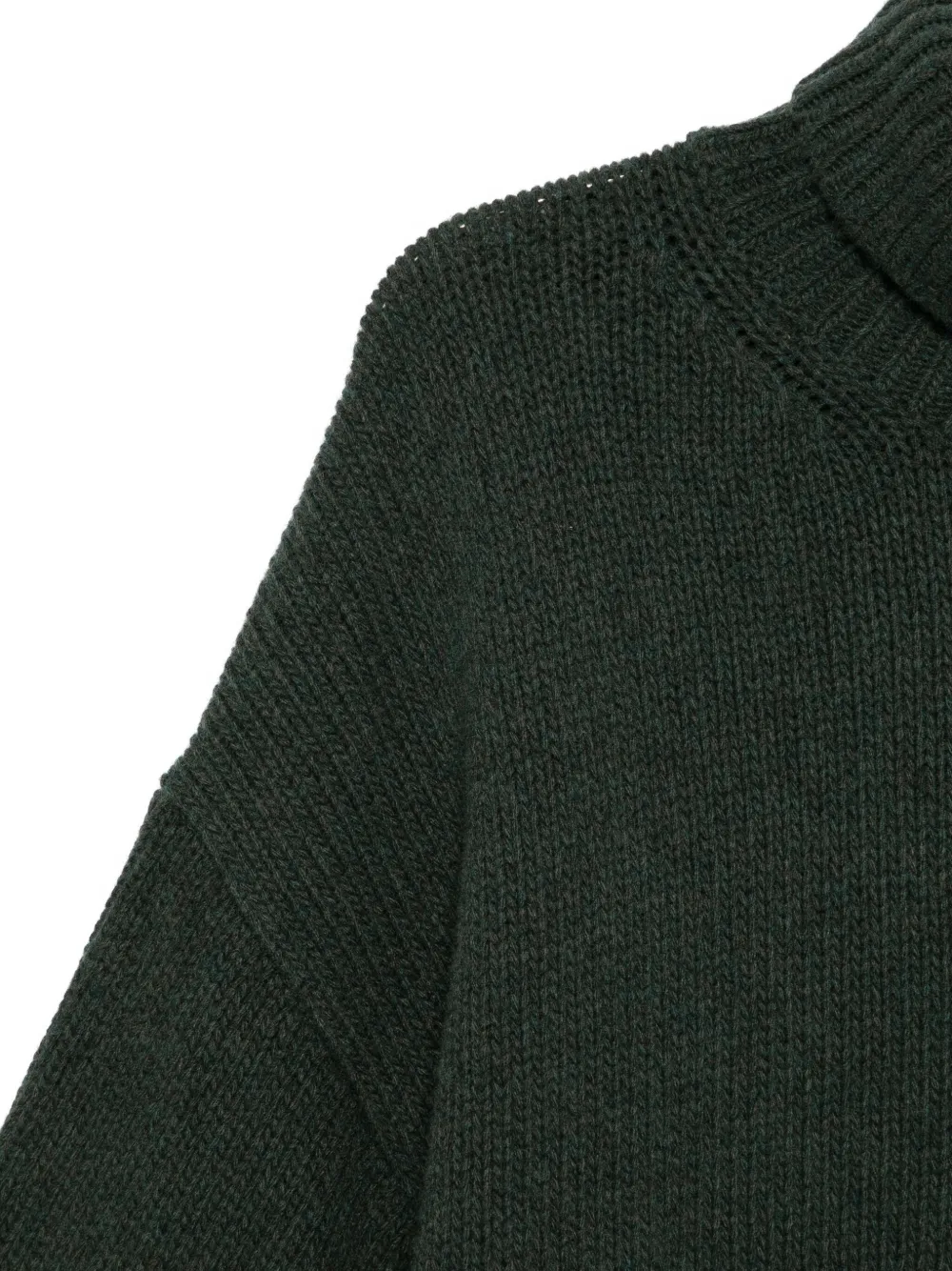 Arma Astine Turtleneck Ribbed Sweater In Green
