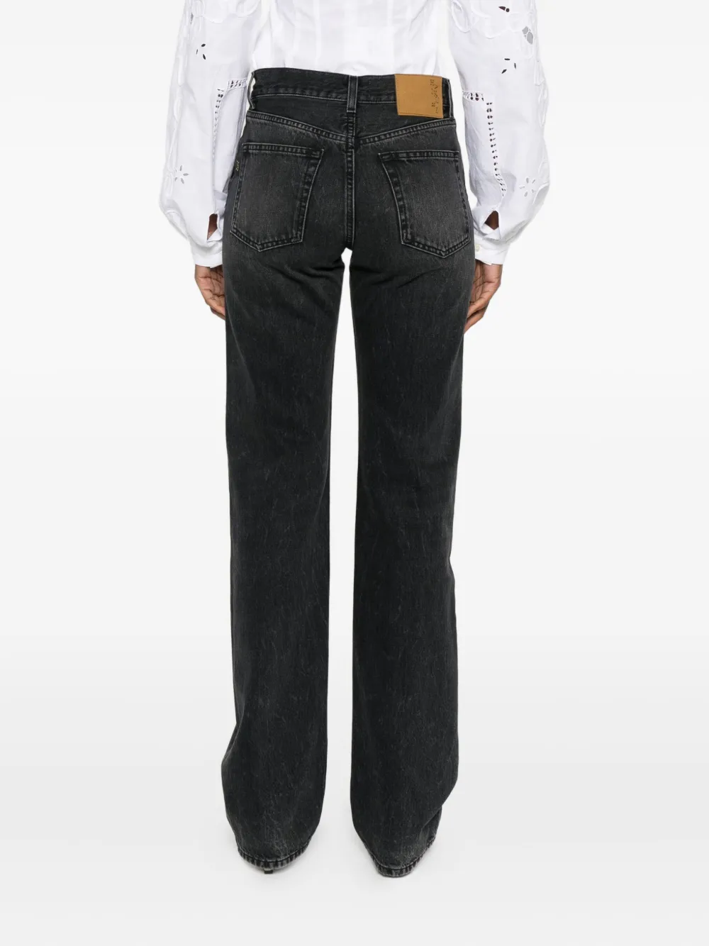 Haikure Katoenen jeans Zwart