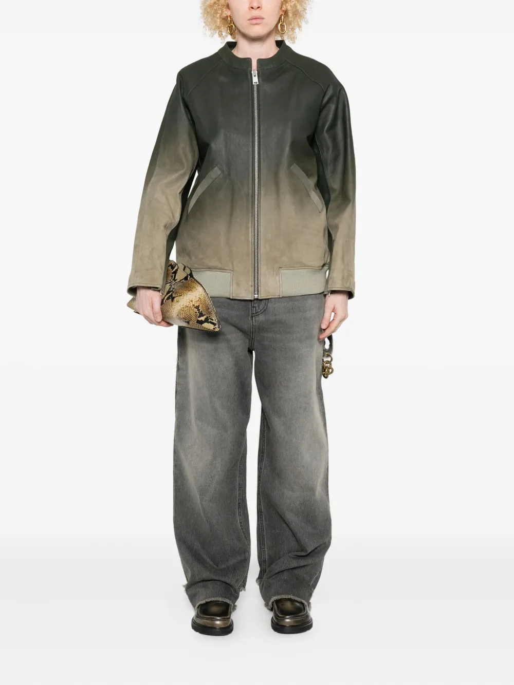 Arma ombre zip-front leather jacket | Leather Jackets | Image 2