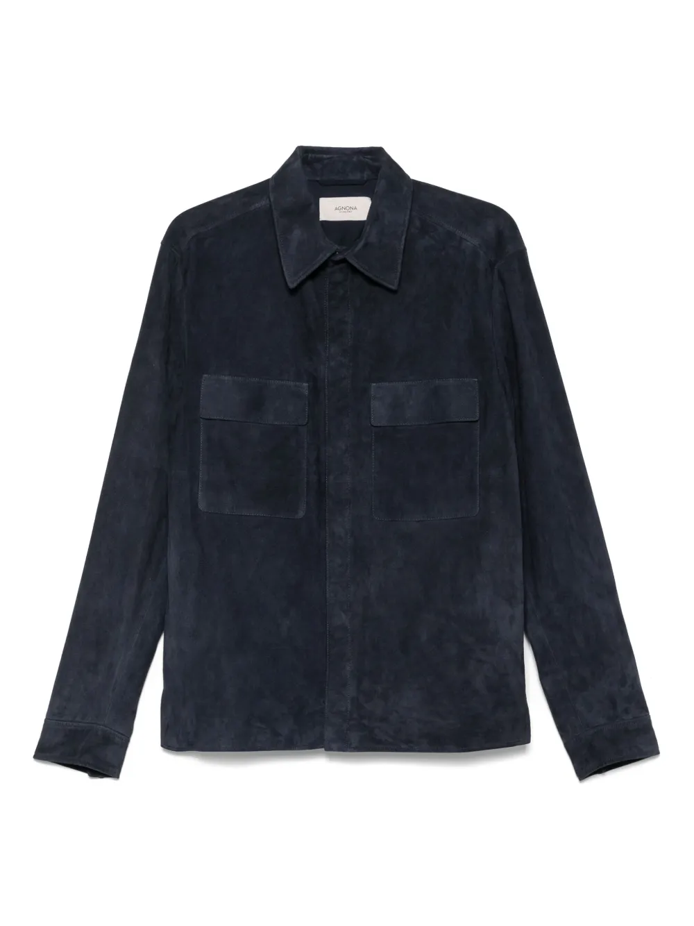 Agnona suede shirt jacket | Blue | Image 1
