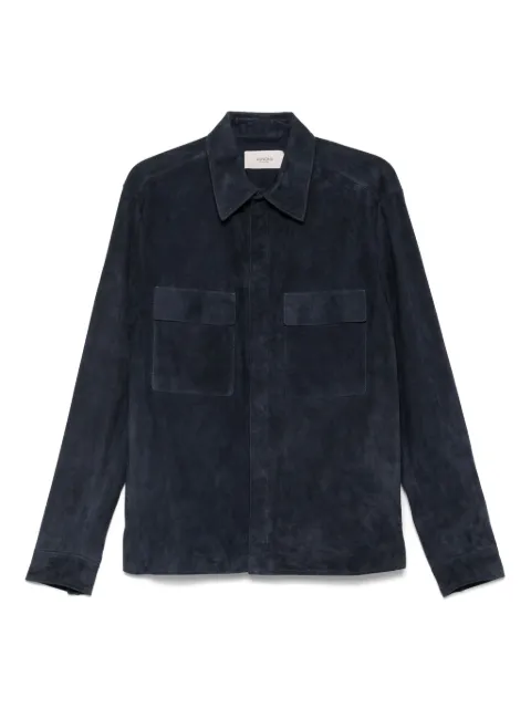 Agnona sobrecamisa de gamuza