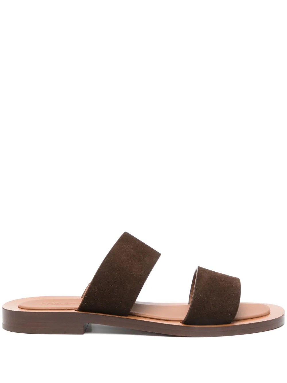 Ambleme suede sandals Brown