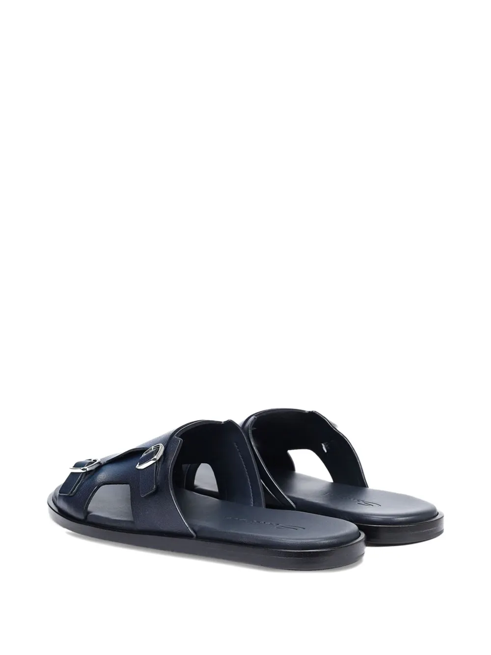 Santoni double-buckle leather sandals | Image 2