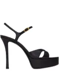 Saint Laurent 85mm Debbie platform sandals - Black