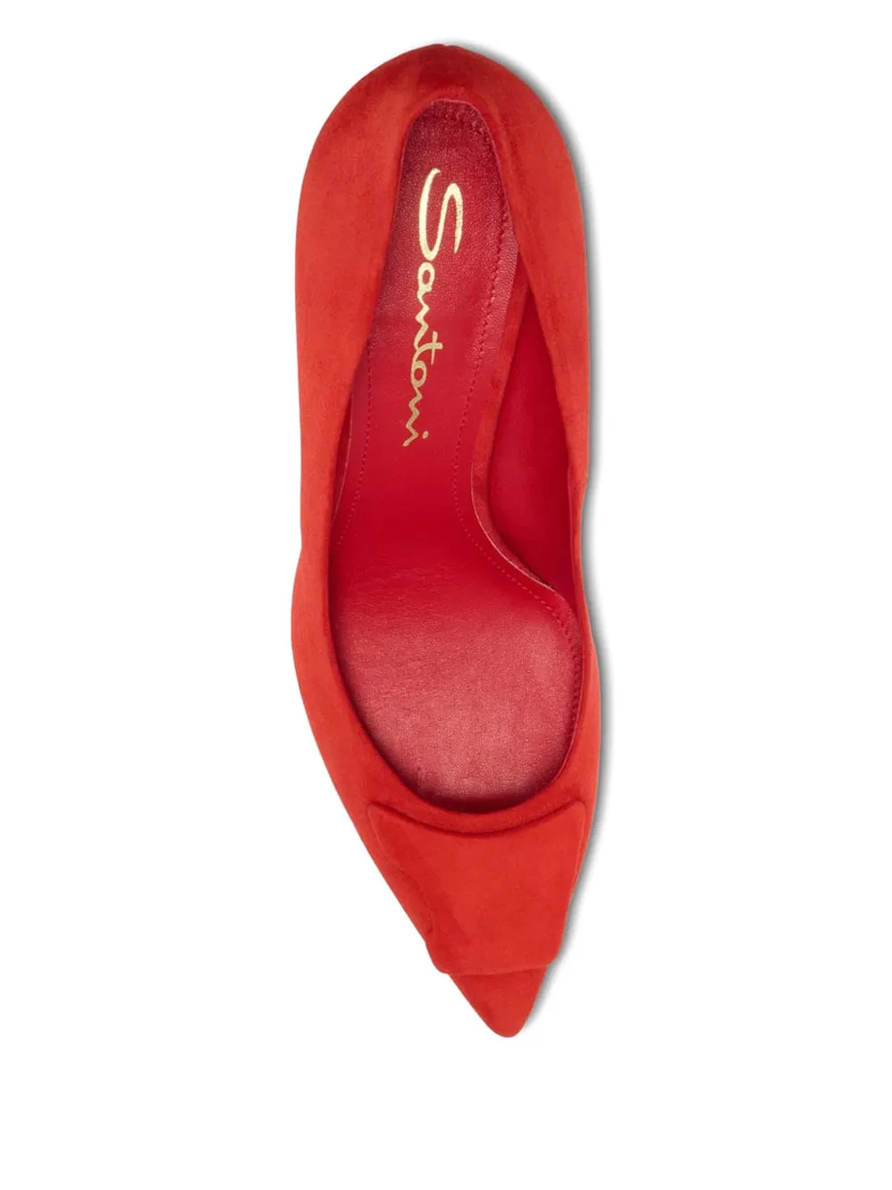 Santoni 85mm Sibille pumps Red