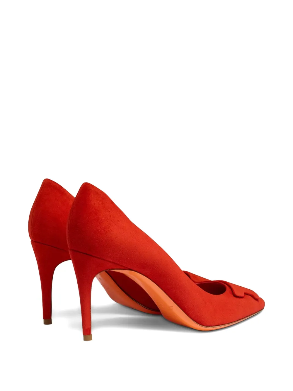 Santoni 85mm Sibille pumps Red