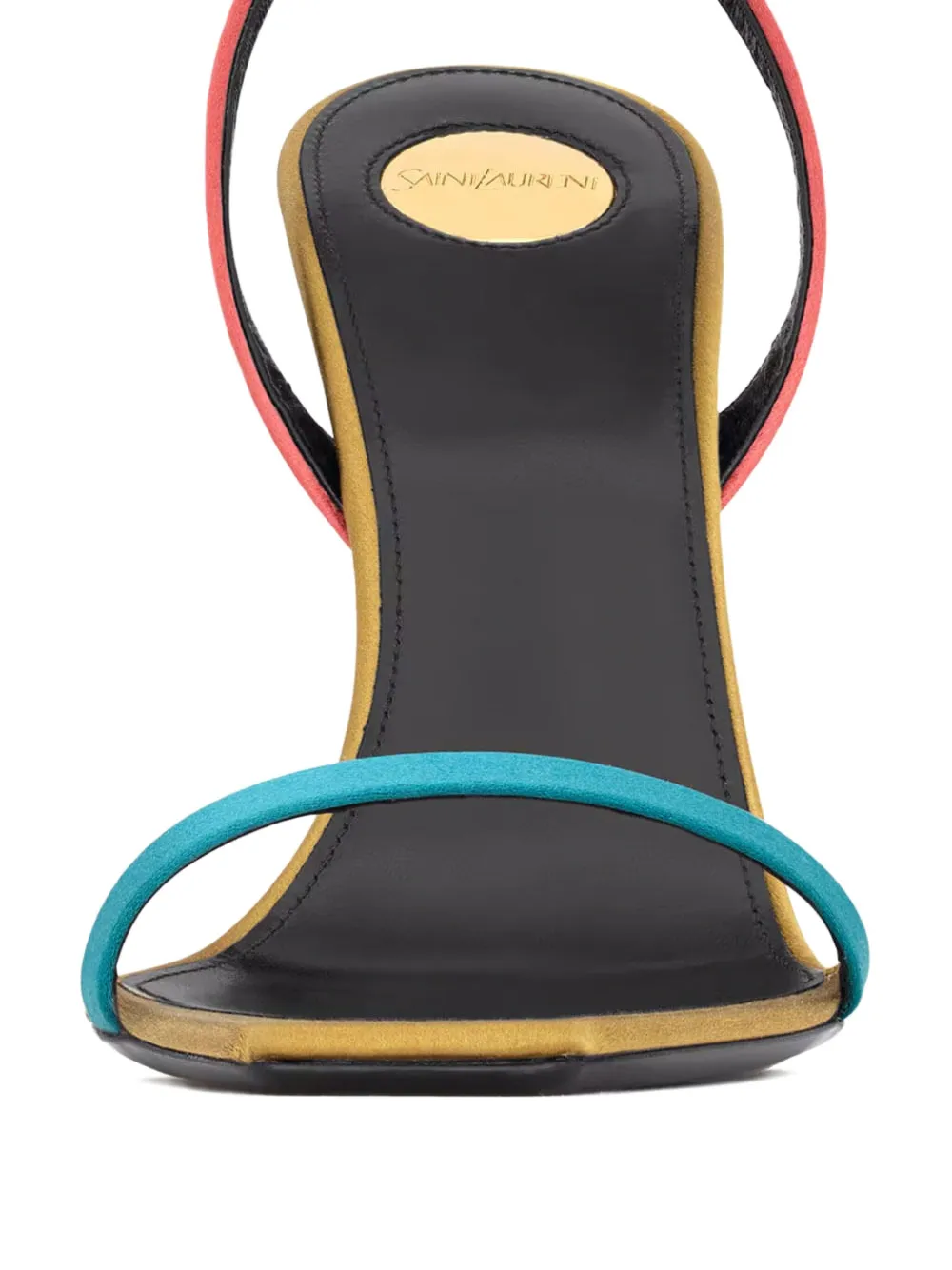 Saint Laurent 110 mm Dominique sandalen met bandjes Blauw