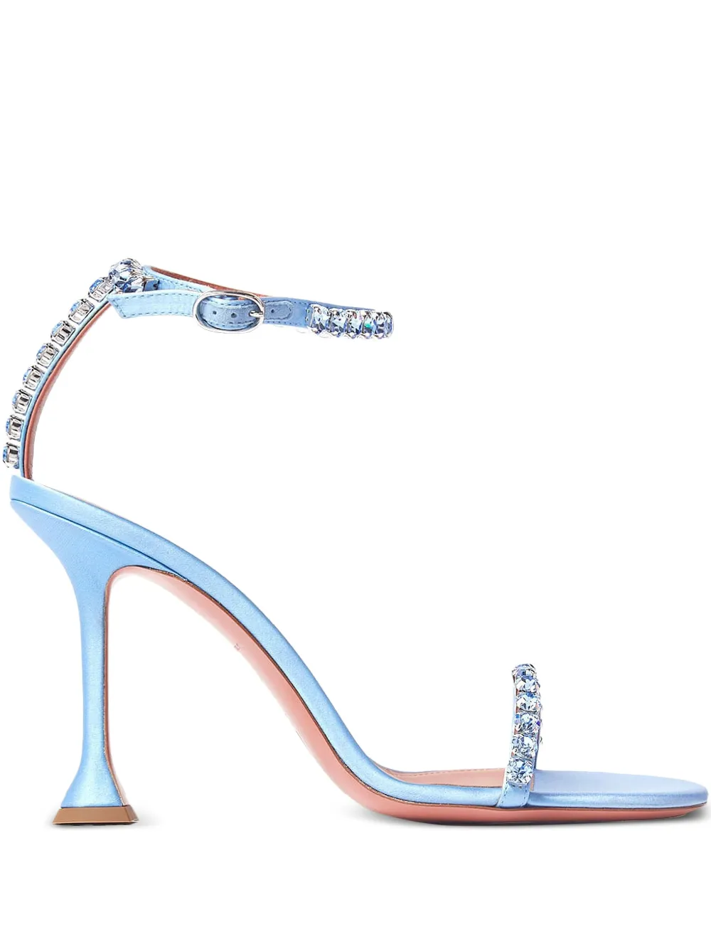 95mm Gigi crystal-embellished sandals