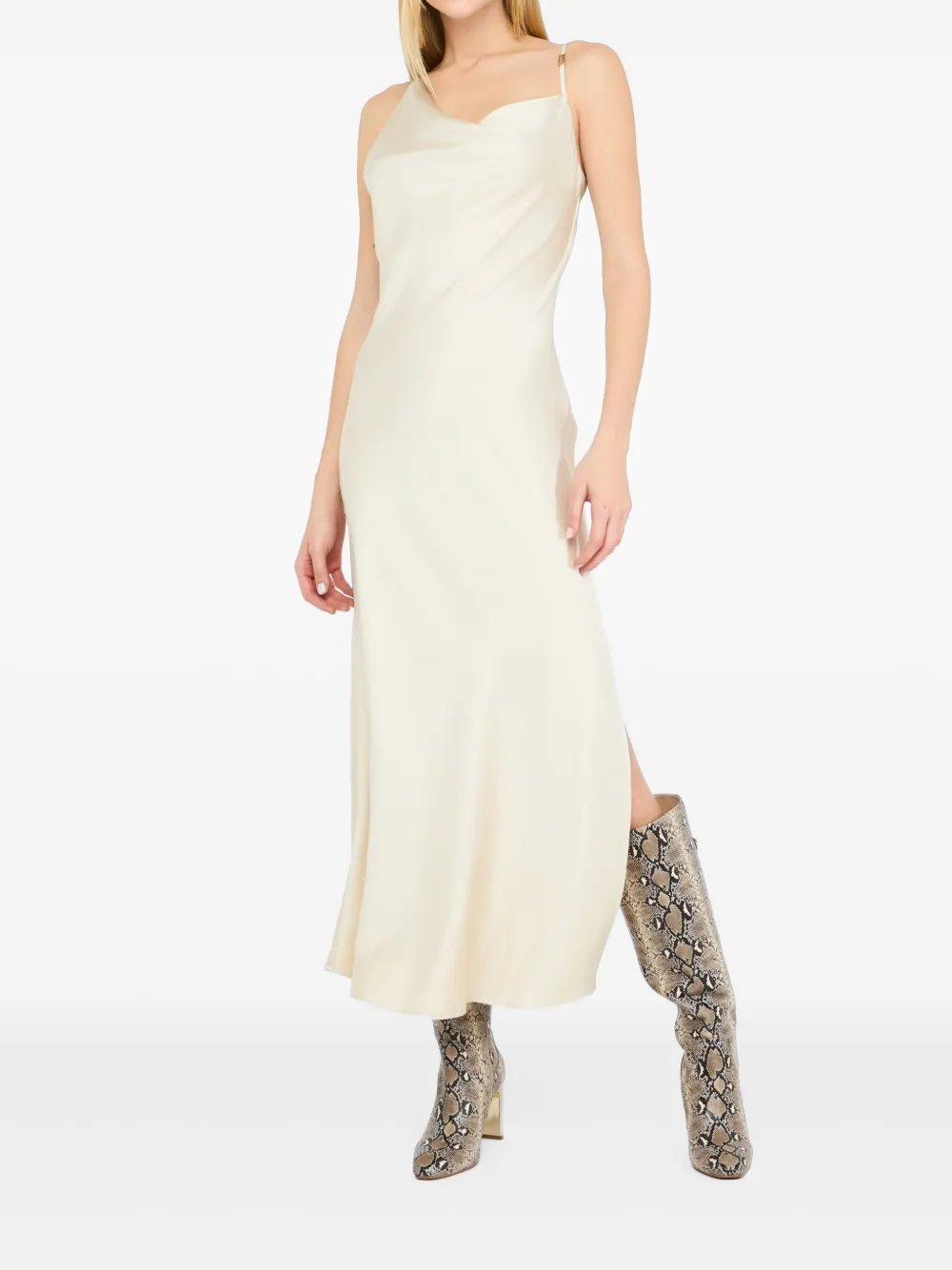 LIU JO Dressy satin dress - Wit