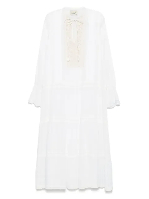 Bambah Blanca crochet-trim maxi dress