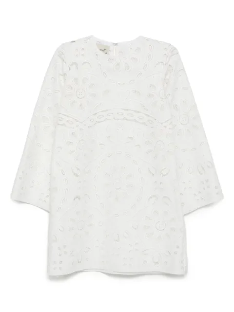 Bambah Blanca eyelet short tunic dress